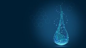 科技水珠背景