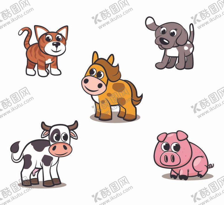 编号：74302509160604533865【酷图网】源文件下载-卡通动物