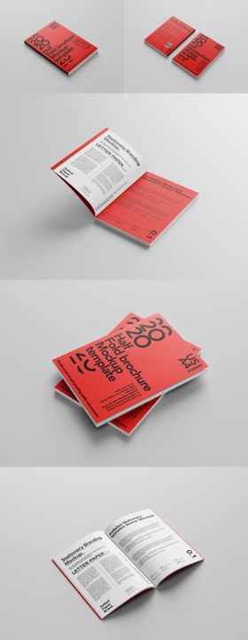 画册书籍贴图展示样机