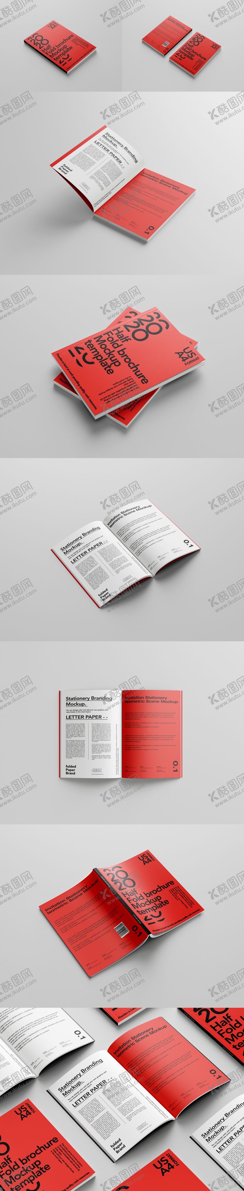 编号：77384304242117428428【酷图网】源文件下载-画册书籍贴图展示样机