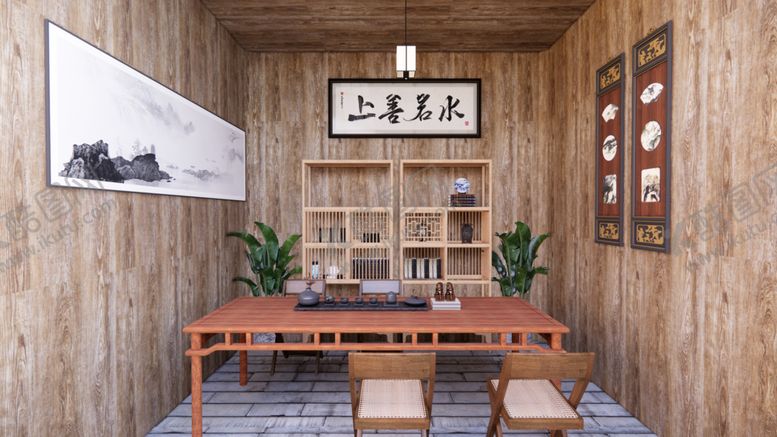编号：12815902100039545924【酷图网】源文件下载-老房子展厅改造