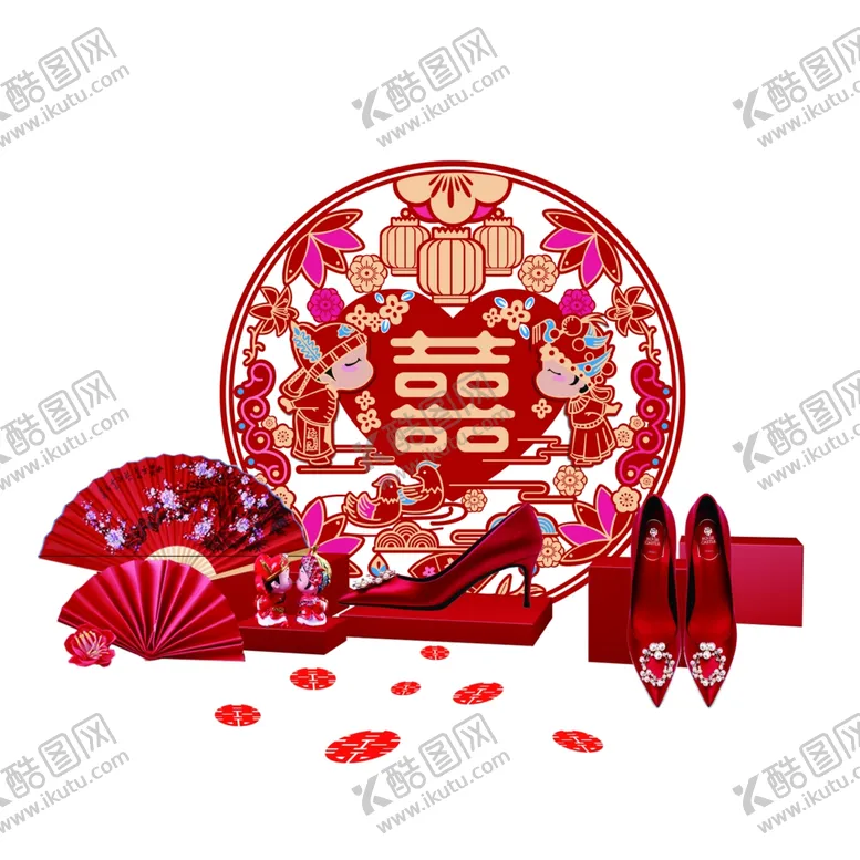 编号：60673704222238142333【酷图网】源文件下载-婚庆婚鞋