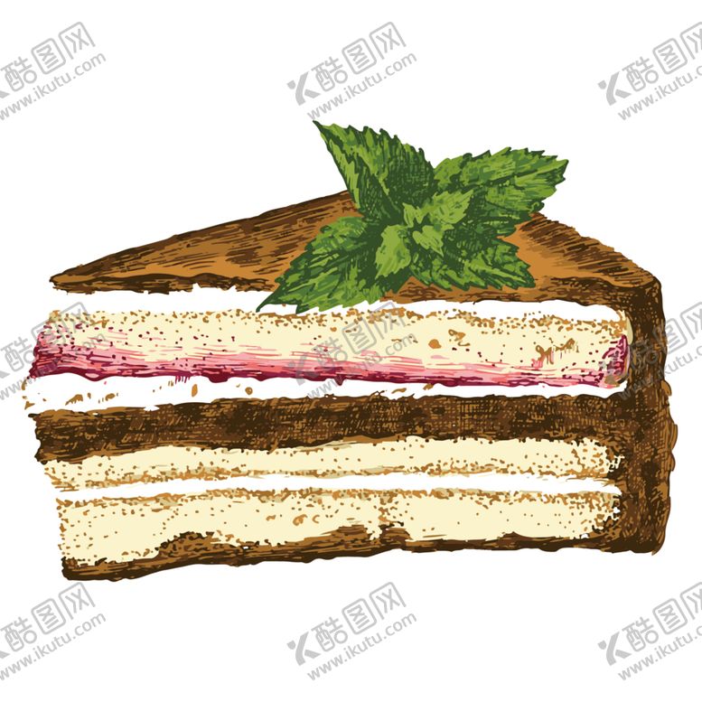 编号：18848306181349124140【酷图网】源文件下载-手绘蛋糕