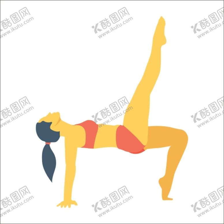 编号：60478001181907087379【酷图网】源文件下载-瑜伽美女