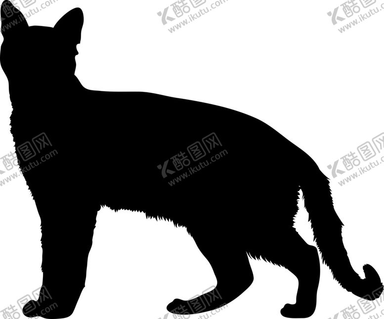 编号：76740609280426234728【酷图网】源文件下载-动物剪影