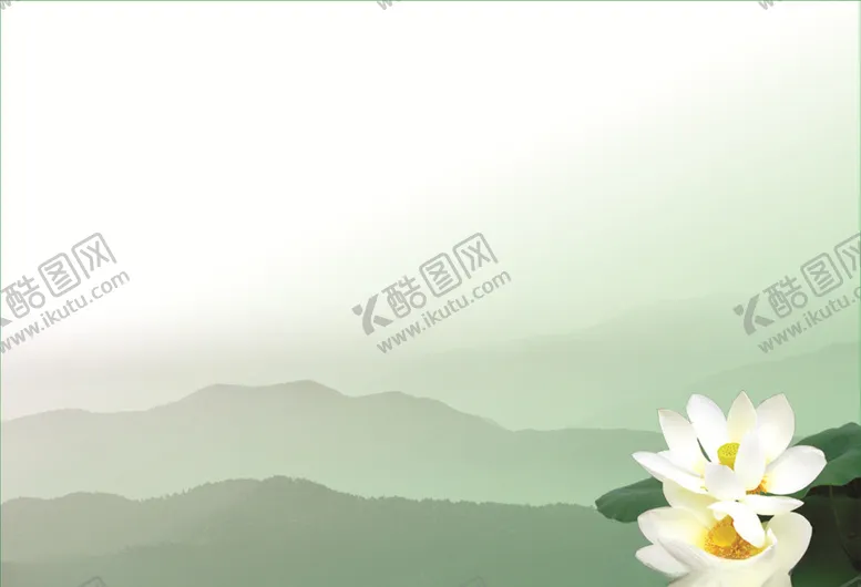 编号：42955307020057576019【酷图网】源文件下载-白莲花