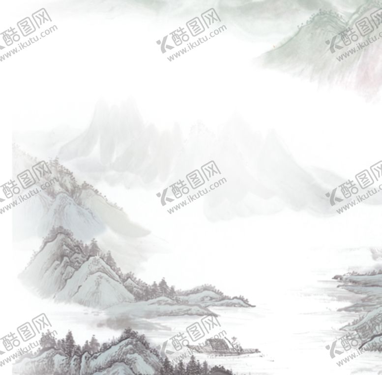 编号：10837304241608156964【酷图网】源文件下载-水墨山水素材