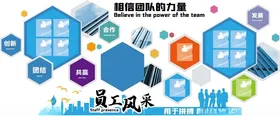 公司文化墙企业风采造型企业形象