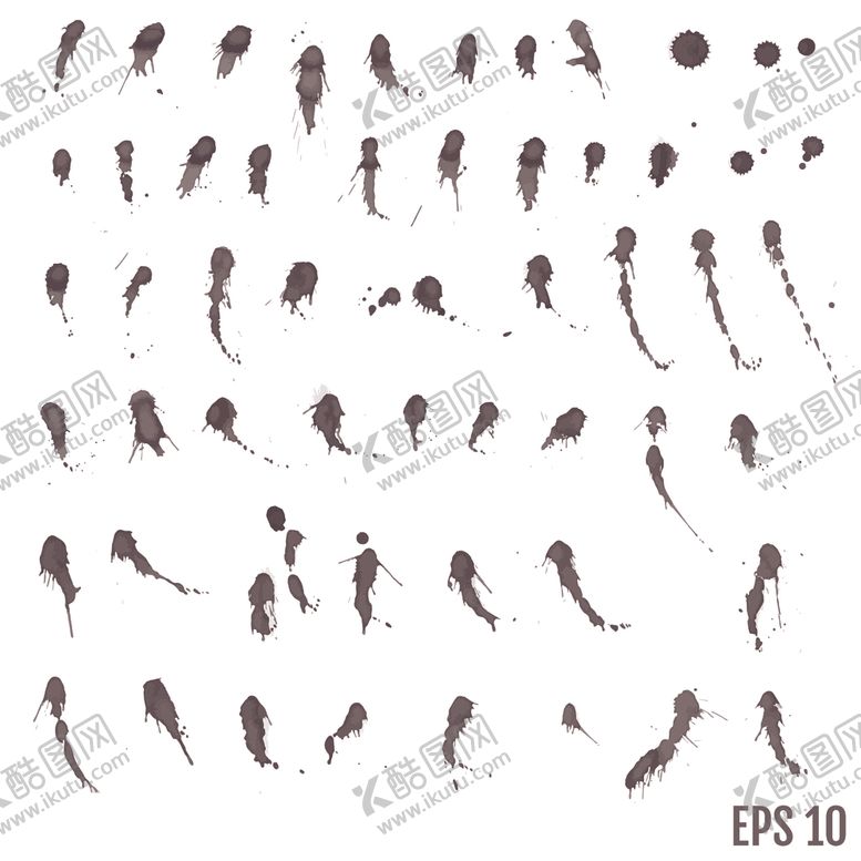 编号：50747310010849268114【酷图网】源文件下载-喷溅水渍肌理