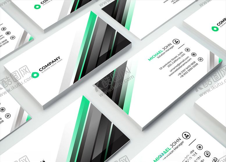 编号：10062309231722217602【酷图网】源文件下载-矢量名片模板