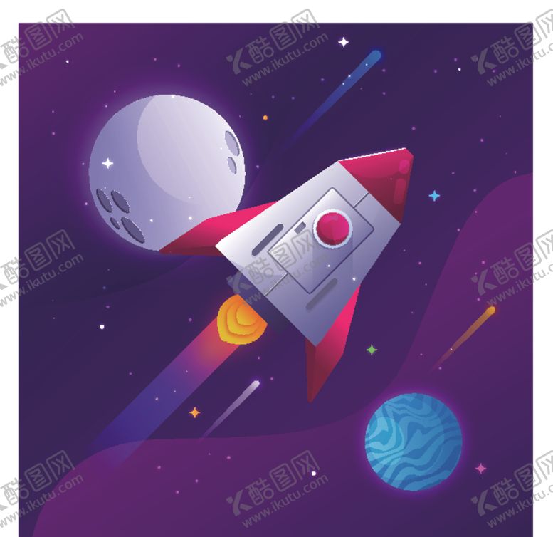 编号：68019710210417404466【酷图网】源文件下载-火箭飞船