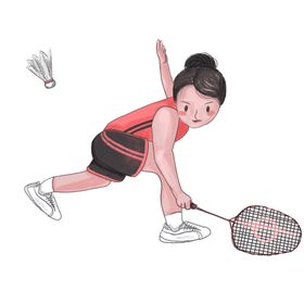 小清新任务运动插画海报