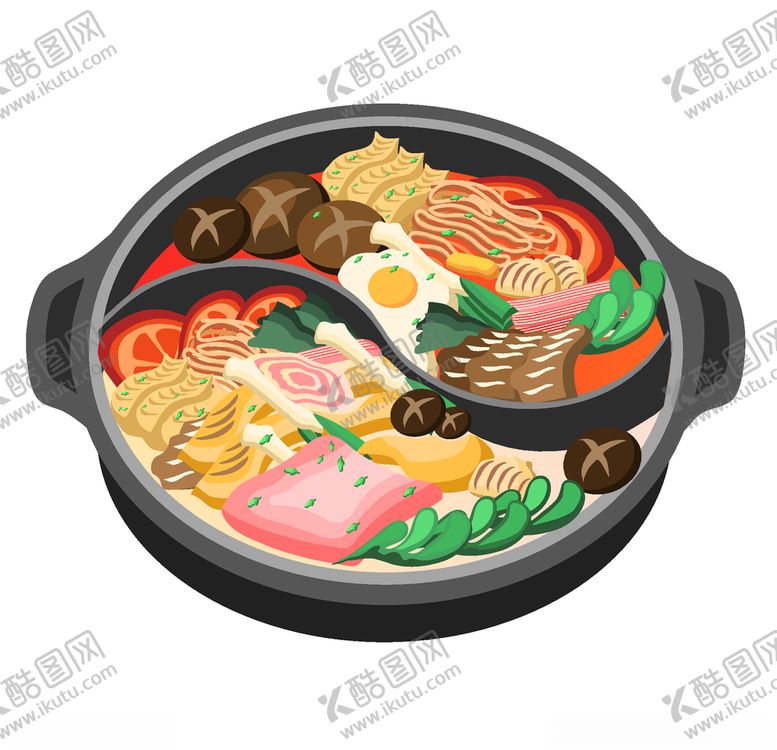 编号：76607506271218276573【酷图网】源文件下载-火锅聚餐活动餐饮锅内餐具