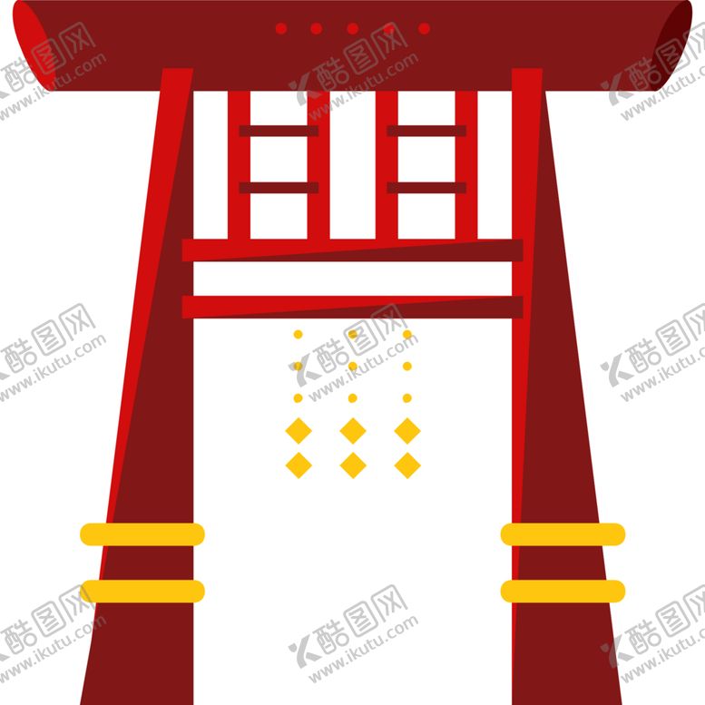 编号：40711210261449384690【酷图网】源文件下载-大门复古工具图标图形标志素材