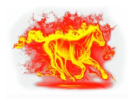 火焰火焰标志红色火焰矢量