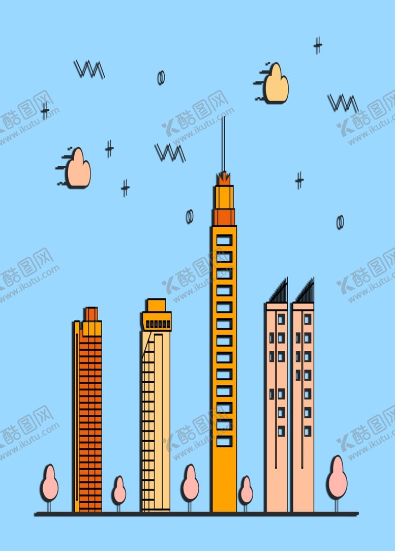 编号：38565801290131455415【酷图网】源文件下载-城市剪影