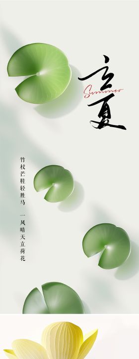 立夏小满海报