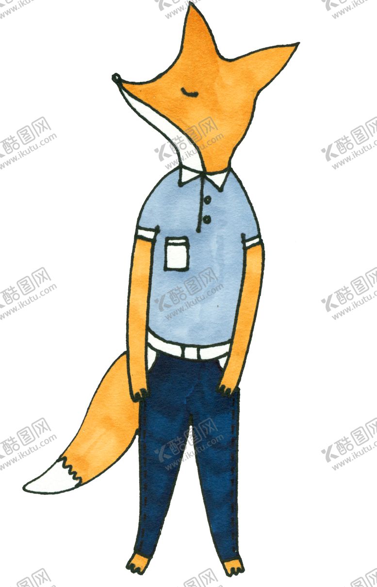 编号：99857501201159568429【酷图网】源文件下载-卡通狐狸 