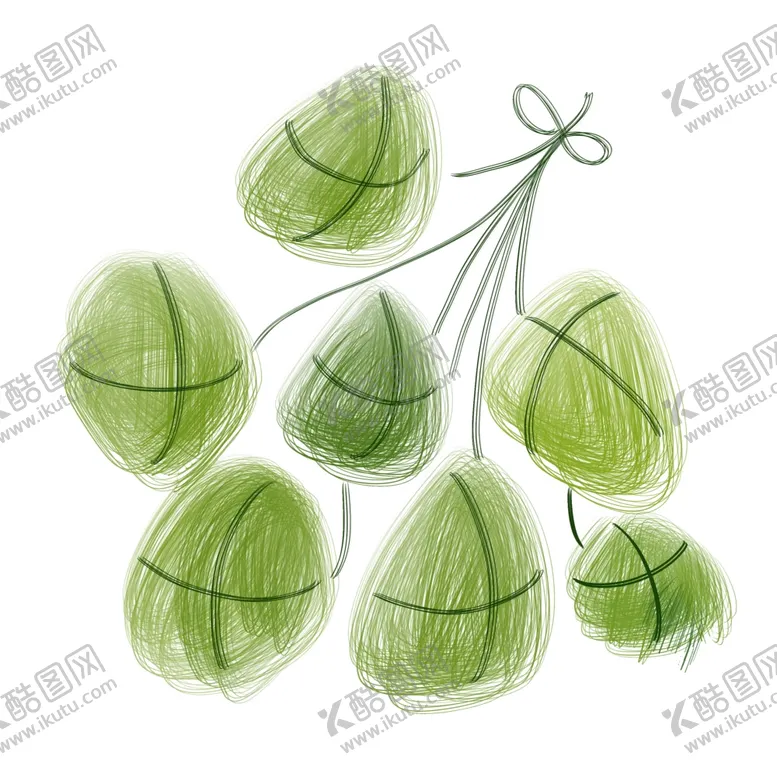 编号：38653601251108019323【酷图网】源文件下载-粽子插画设计与原创