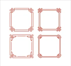边框相框 中式边框