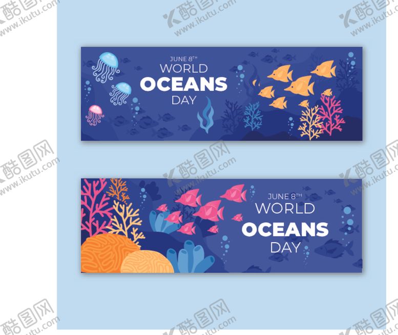 编号：86292911021136334149【酷图网】源文件下载-海洋世界横幅设计