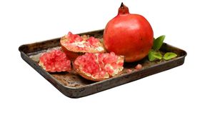 石榴水果果实餐盘装饰素材