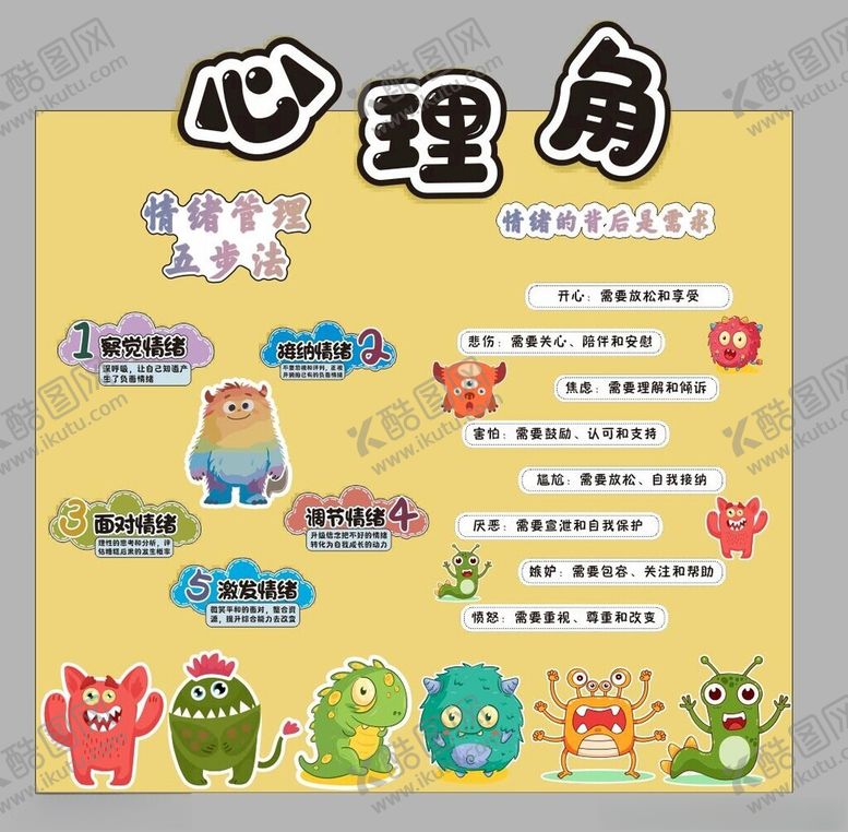 编号：22145104031109038763【酷图网】源文件下载-心理角黑板报