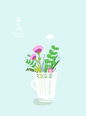 插画礼盒包装手机壳