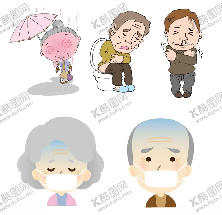 编号：44586607020255122489【酷图网】源文件下载-老人病痛