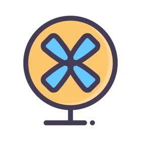 风扇图形标志图标装饰素材