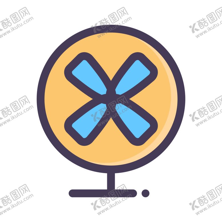 编号：18847909290922181765【酷图网】源文件下载-风扇图形标志图标装饰素材