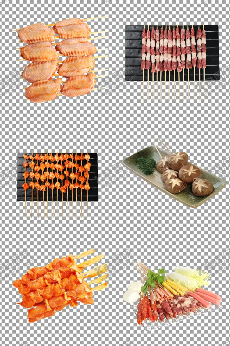 编号：99378806290408331213【酷图网】源文件下载-烧烤食材