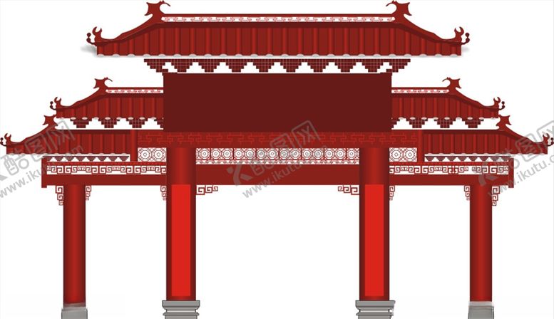 编号：98443809292340048966【酷图网】源文件下载-牌楼