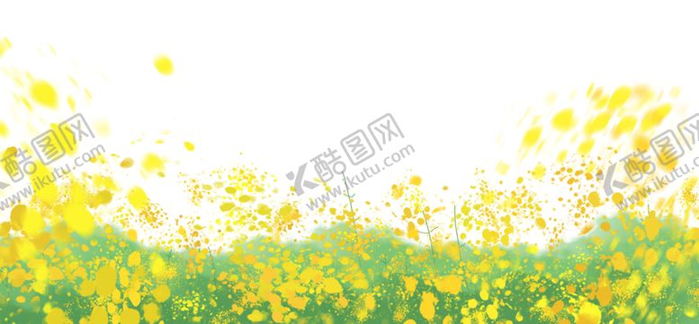 编号：73146205081408007173【酷图网】源文件下载-油菜花底纹边框夏季素材
