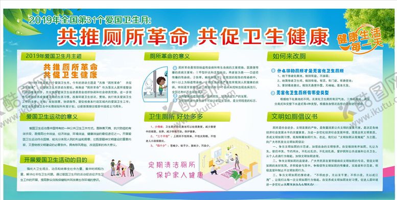 编号：77102109190312566283【酷图网】源文件下载-卫生健康宣传栏