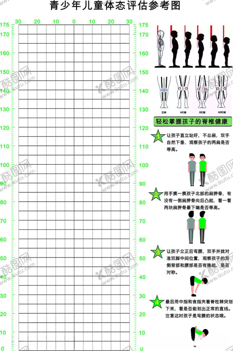 编号：32711212110345316906【酷图网】源文件下载-青少年儿童体态图