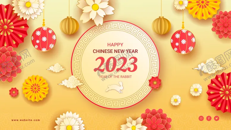 编号：65048909220547521365【酷图网】源文件下载-2023新年展板