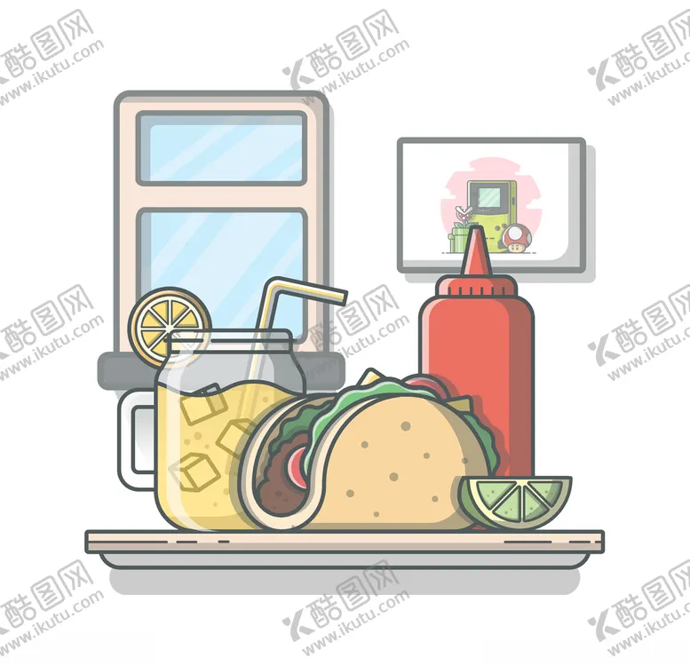 编号：90954510071332487626【酷图网】源文件下载-矢量食物