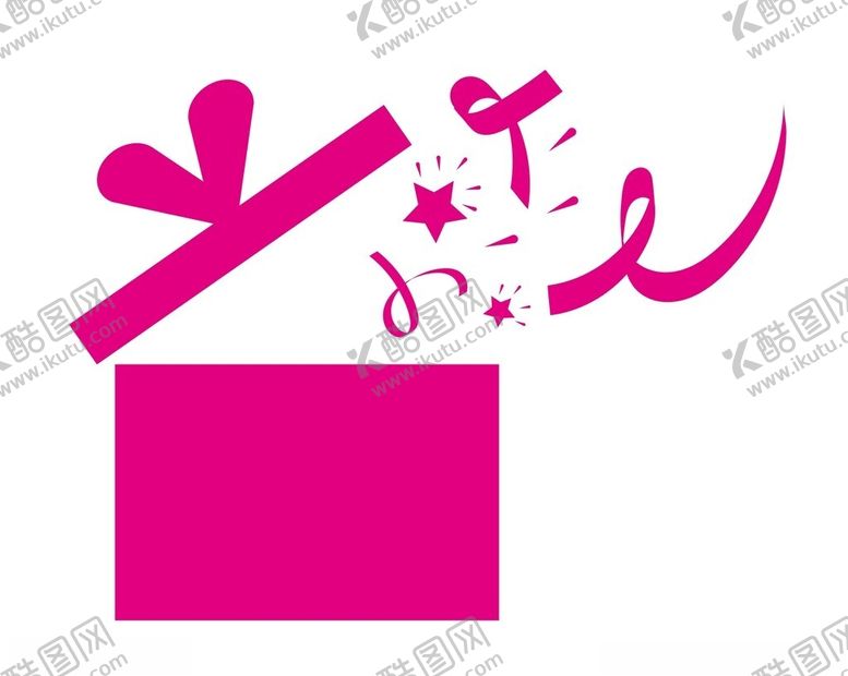 编号：95613604161154307835【酷图网】源文件下载-粉色礼盒礼品矢量与飞舞装饰