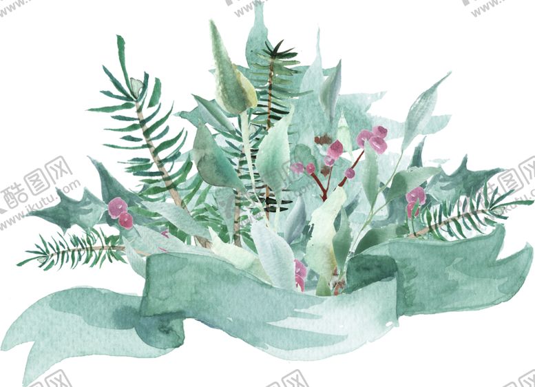 编号：63022110060154088778【酷图网】源文件下载-欧式彩绘植物