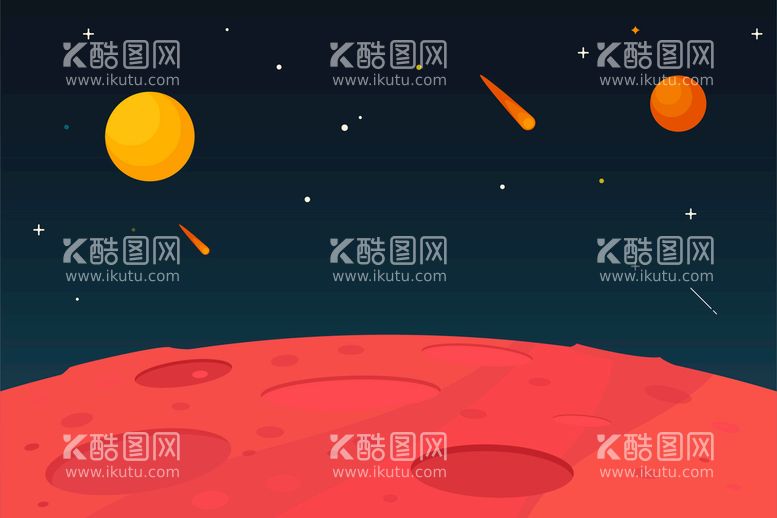 编号：50774611220040123809【酷图网】源文件下载-火星背景