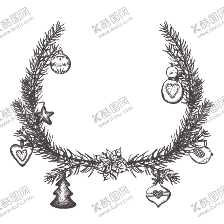 编号：32338410071804346933【酷图网】源文件下载-森系简约装饰图案