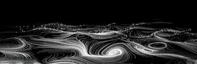 科技质感星空星夜螺旋C4D背景