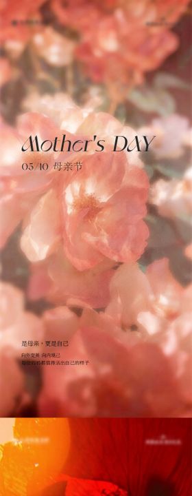 母亲节女神节海报