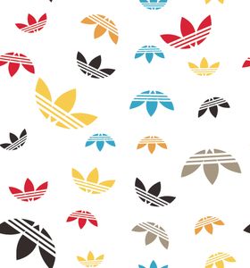 Adidas阿迪达斯大牌印花