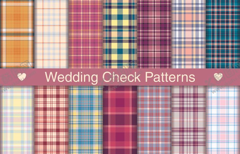 编号：90627909231536443648【酷图网】源文件下载-多样格子图案素材集