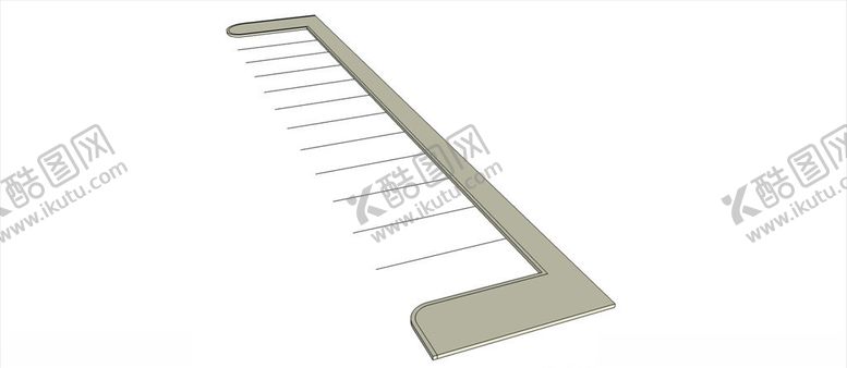 编号：10824310290504312548【酷图网】源文件下载-停车场园林素材园林模型S