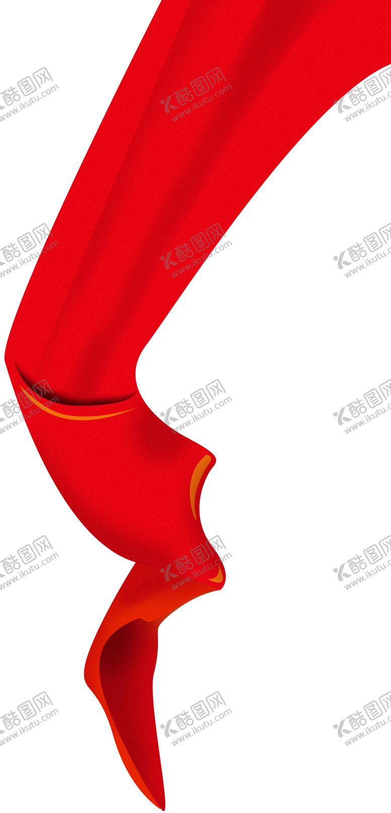 编号：60893510100737261944【酷图网】源文件下载-红色飘带