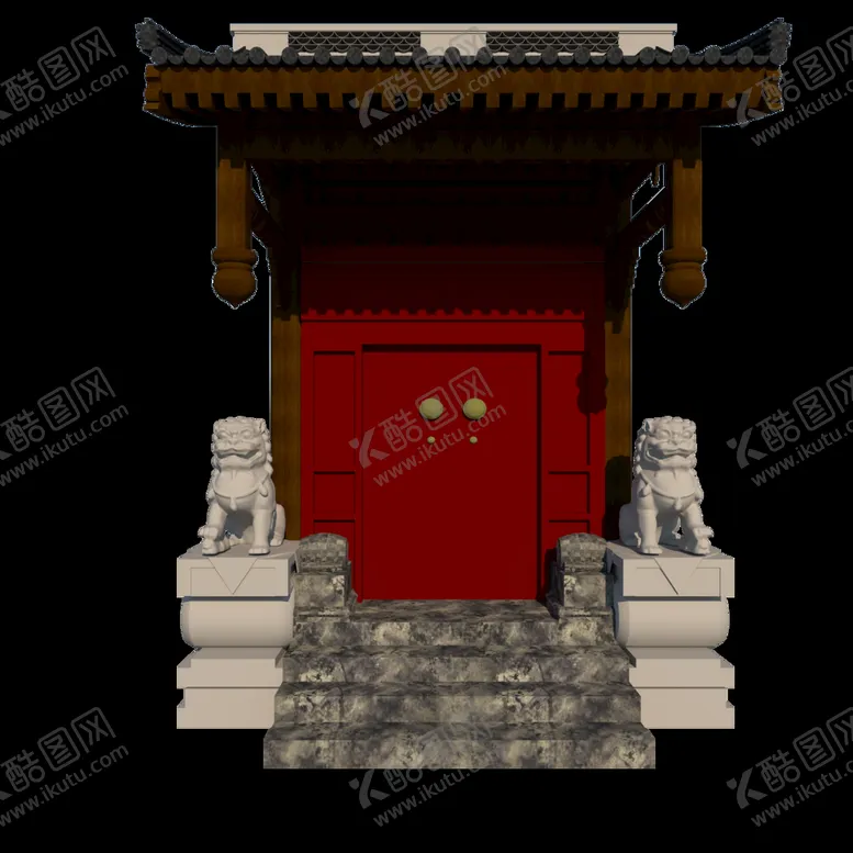 编号：49958410200039532154【酷图网】源文件下载-新中式门楼