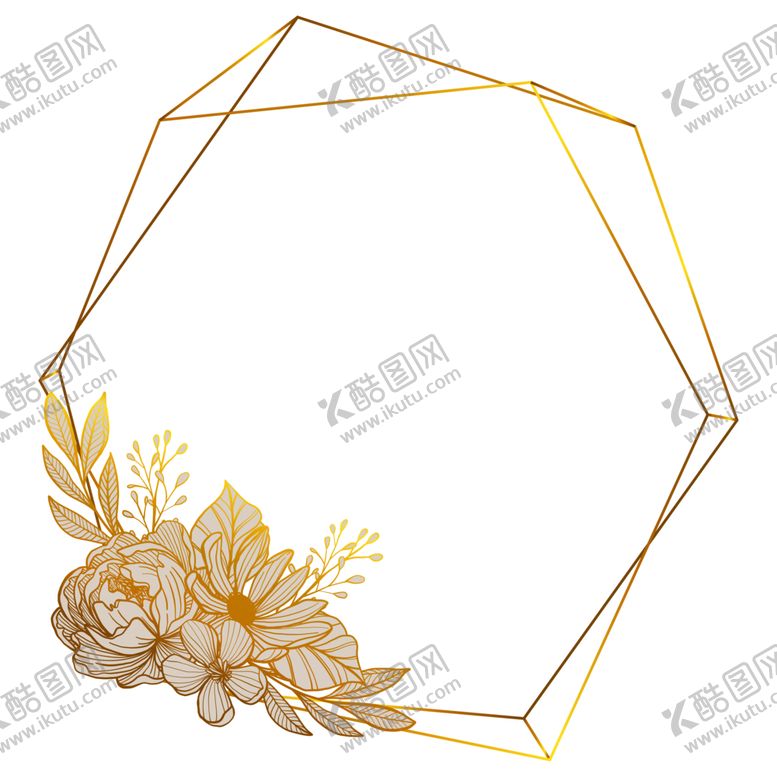 编号：47049101250858005336【酷图网】源文件下载-植物花朵边框免抠图